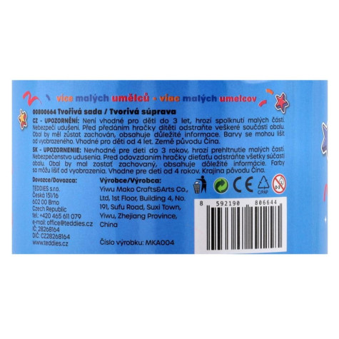 Teddies Created Tvořivá sada v plastové dóze 12x21cm ~ 8