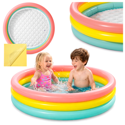 Intex 57412 Nafukovací dětský bazén pastelový 114x25cm