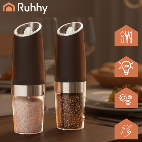 Elektrický mlýnek na sůl a pepř 2 ks Ruhhy 28165 ~ 2