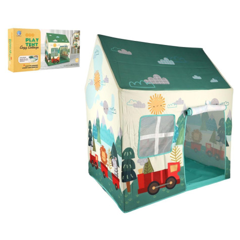 Dětský stan na hraní 95x71x105cm zelený ~ 1