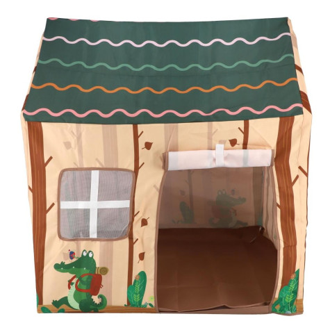 Dětský stan na hraní 95x71x105cm hnědý ~ 2