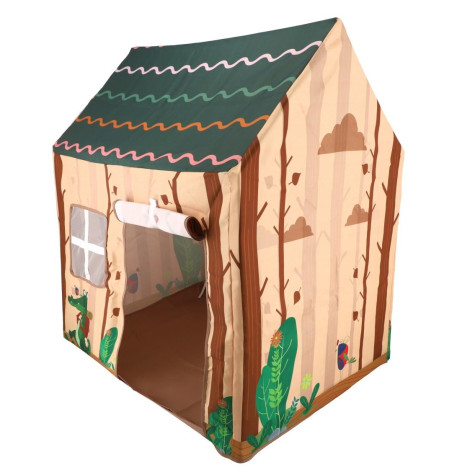 Dětský stan na hraní 95x71x105cm hnědý ~ 3