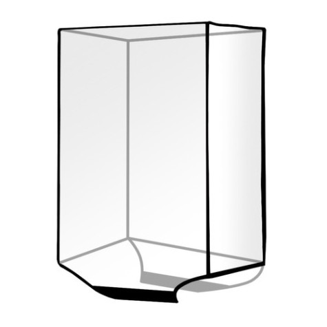 Průhledný obal na kufr L 67x52x33cm Trizand 23922 ~ 4