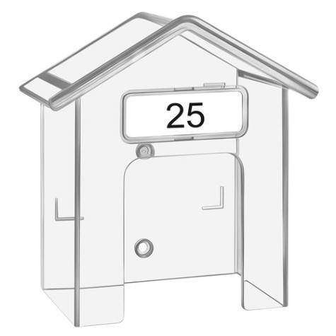 Ochranná stříška na zvonek Ruhhy 27644 ~ 4