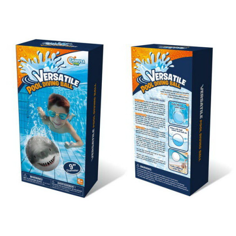 Míč do vody k potápění Žralok 23 cm ~ 2