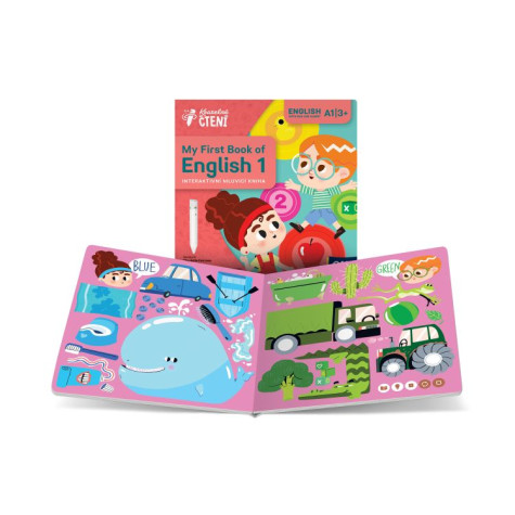 Albi Kouzelné čtení - Kniha My First Book of English 1 Colours ~ 2