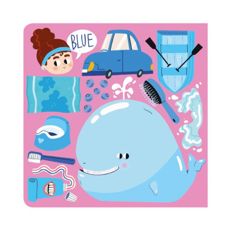 Albi Kouzelné čtení - Kniha My First Book of English 1 Colours ~ 3