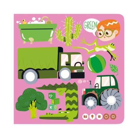 Albi Kouzelné čtení - Kniha My First Book of English 1 Colours ~ 4