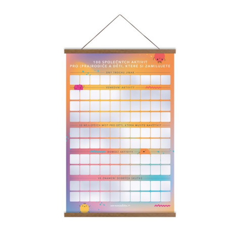 Albi Stírací plakát 100 aktivit pro (pra)rodiče a děti ~ 3