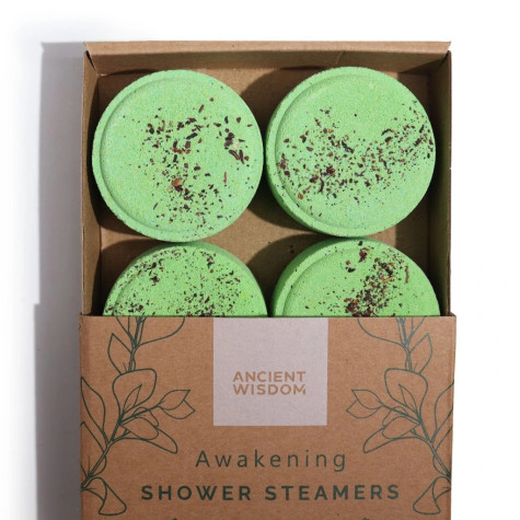 Povzbuzující aromaterapie do sprchy 4ks - Probuzení (zelená) ~ 1