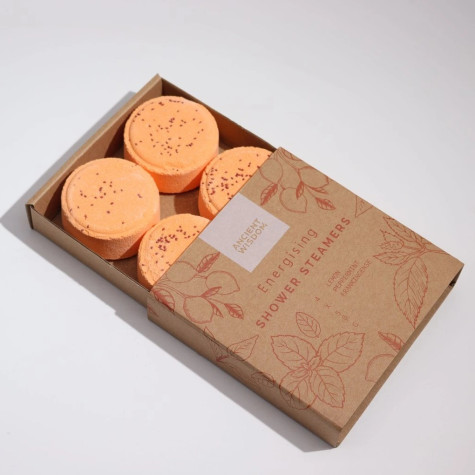 Povzbuzující aromaterapie do sprchy 4ks - Energizující (oranžová) ~ 2