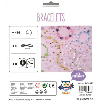 Playbox Sada Náramky z korálků