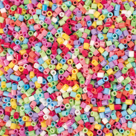 Playbox Zažehlovací korálky 20 000 ks v kbelíku - pastelové barvy ~ 2