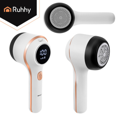 Elektrický bezdrátový odstraňovač žmolků bílý Ruhhy 27131 ~ 6