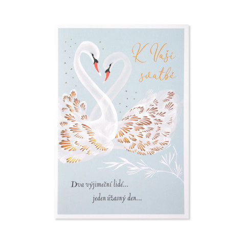Albi Svatební přání - Labutě se zlatým peřím ~ 2