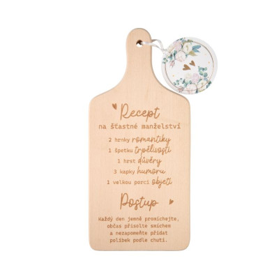 Albi Svatební prkénko - Recept na šťastné manželství