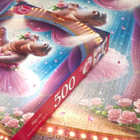 Cherry Pazzi Puzzle Hvězda jeviště 500 dílků ~ 4