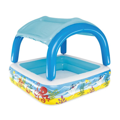 Bestway 52192 Dětský bazén se stříškou 140x140x114 cm