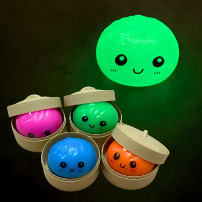 Squishy Dumpling GLOW MINI svítící mačkací knedlíček 5 cm (Mystery box)