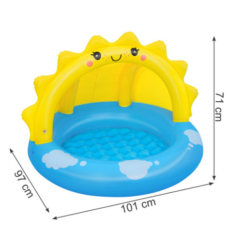 Bestway 52637 Dětský bazén se stříškou Slunečný den 101 cm ~ 8