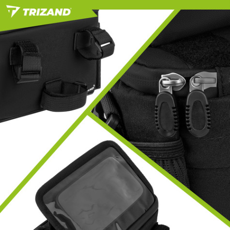 Brašna na kolo s držákem na telefon Trizand 27239 ~ 5