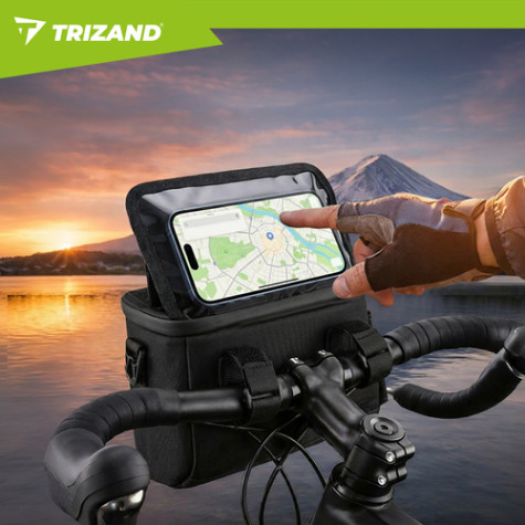 Brašna na kolo s držákem na telefon Trizand 27239 ~ 9