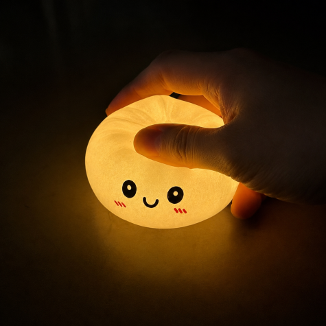 Squishy Dumpling GLOW IN DARK velký svítící mačkací knedlíček 9 cm (Mystery box) ~ 2