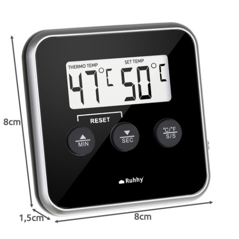 Kuchyňský teploměr se sondou Ruhhy 28156 ~ 11