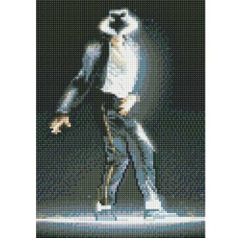 Norimpex Diamantový obrázek malování 30x40cm - Michael Jackson tanec na koncertě ~ 3