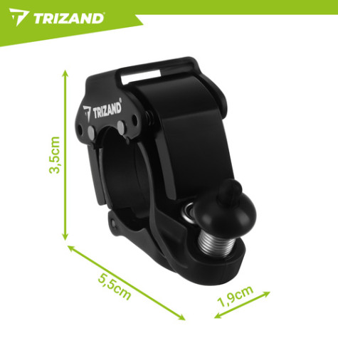 Mechanický zvonek na kolo 7,5x4,5x2cm Trizand 27561 ~ 8