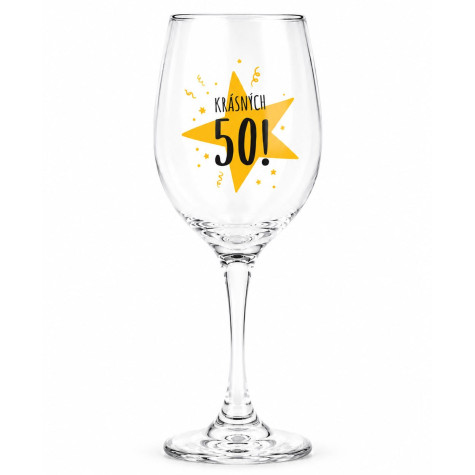 Sklenice na víno - Krásných 50 ~ 2