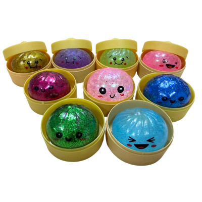 Squishy Dumpling GLITTER MINI perleťový mačkací knedlíček 5 cm (Mystery box)