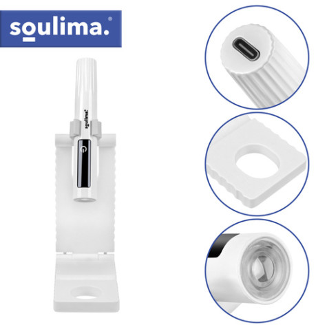 Přenosná UV LED lampa s držákem bílá Soulima 27771 ~ 4
