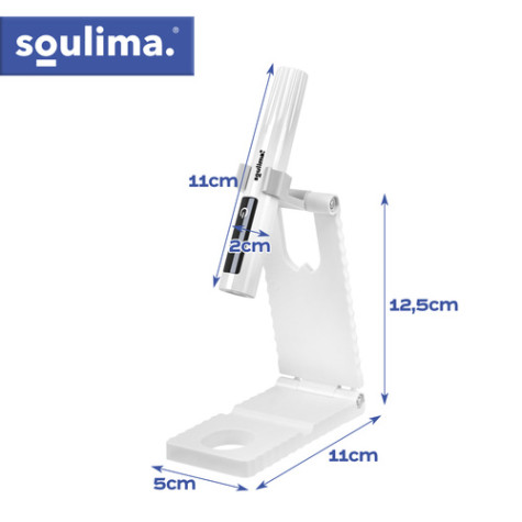 Přenosná UV LED lampa s držákem bílá Soulima 27771 ~ 9