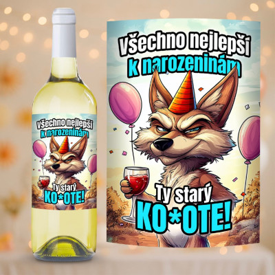 Ahome Víno Chardonnay 750 ml Ty starý ko*ote