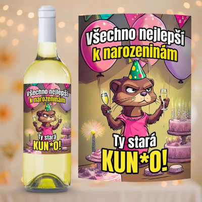 Ahome Víno Chardonnay 750 ml Ty stará kun*o