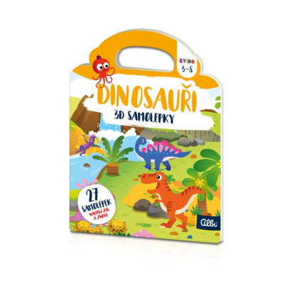 Albi Kvído 3D samolepky: Dinosauři