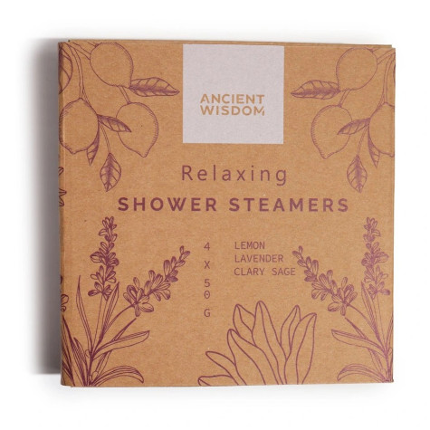 Povzbuzující aromaterapie do sprchy 4ks - Relaxační (fialová) ~ 4