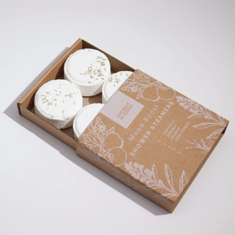Povzbuzující aromaterapie do sprchy 4ks - Povzbuzení nálady (bílá) ~ 5