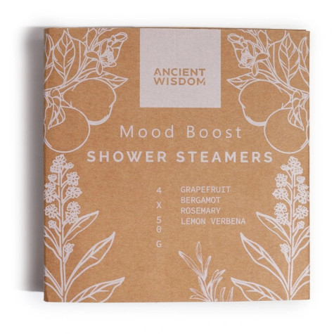Povzbuzující aromaterapie do sprchy 4ks - Povzbuzení nálady (bílá) ~ 6