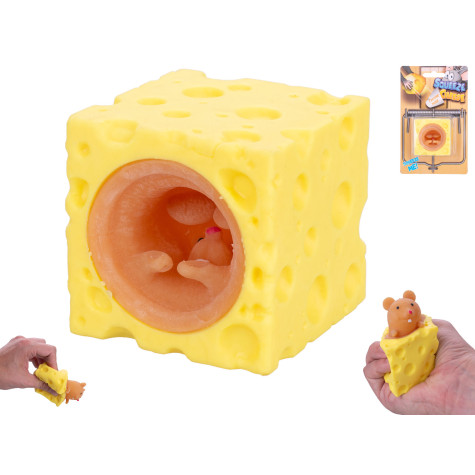 Natahovací sýr s vyskakující myší 5 cm ~ 2