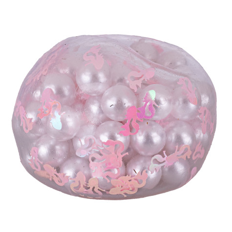 Míček s křupajícími kuličkami Glamour 9,5 cm ~ 3