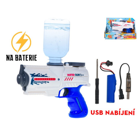 Elektrická vodní pistole na USB se zásobníkem 18 cm ~ 2