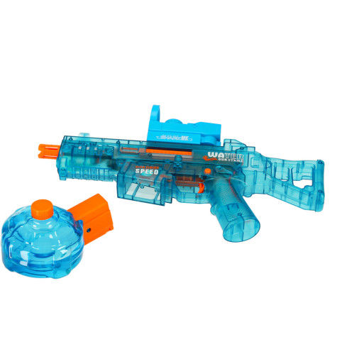 Elektrická vodní pistole se zásobníkem 350 ml modrá 36 cm ~ 6