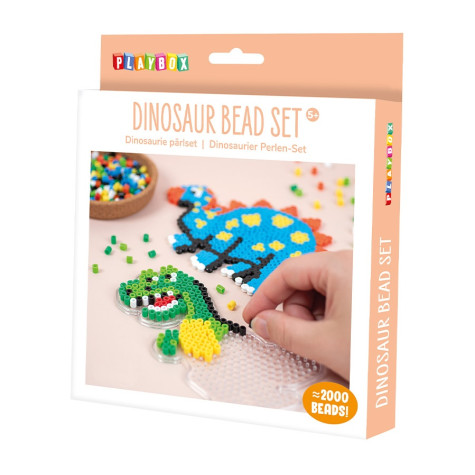 Playbox Sada zažehlovací korálky 2000 ks Dinosaurus ~ 1