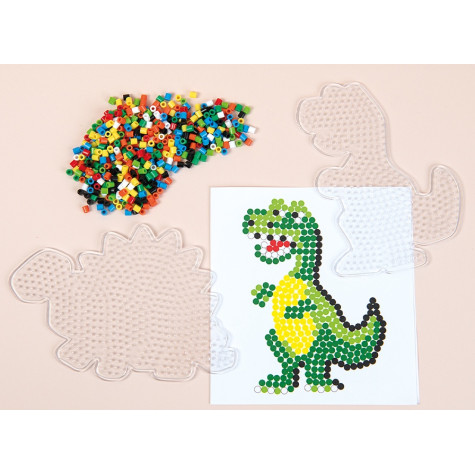 Playbox Sada zažehlovací korálky 2000 ks Dinosaurus ~ 3