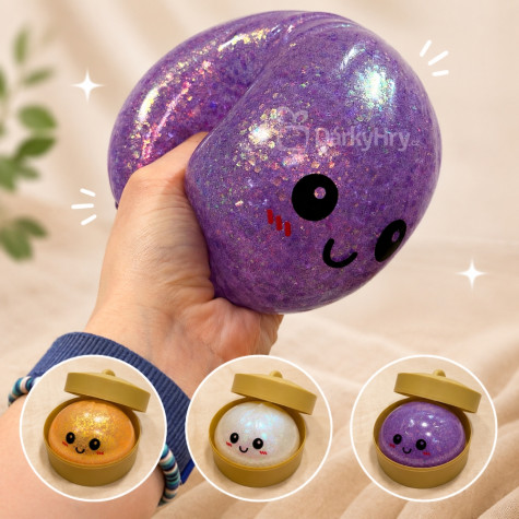 Squishy Dumpling MEGA XXL obří mačkací knedlíček 14 cm ~ 2