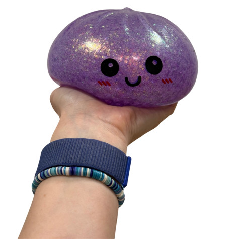 Squishy Dumpling MEGA XXL obří mačkací knedlíček 14 cm ~ 3