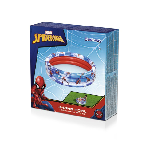 Bestway 98018 Dětský nafukovací bazén Spiderman 122x30cm ~ 6