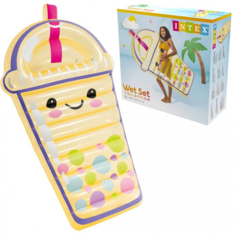 Intex 58738 Nafukovací lehátko Bubble tea 185x107cm ~ 1
